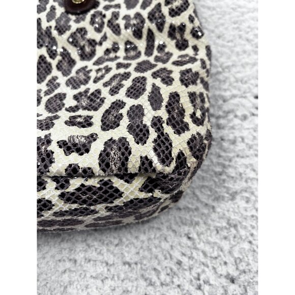 Women's Cynthia Rowley Shiny Leopard Print Large Tote Bag - Picture 4 of 13